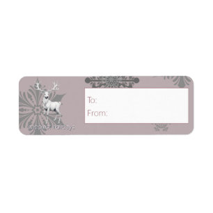 Ivory Reindeer Weihnachten Rosa Geschenk