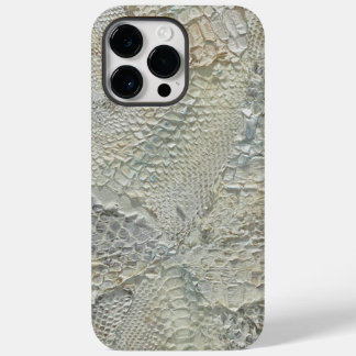 Ivory Snake Skin iPhone 14 Fall Case-Mate iPhone 14 Pro Max Hülle