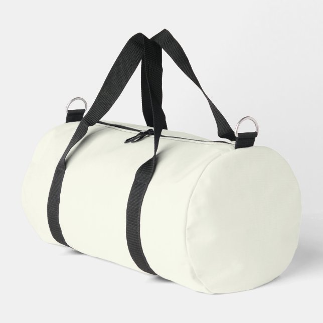 Ivory Solid Color Duffle Bag (Linke Seite)