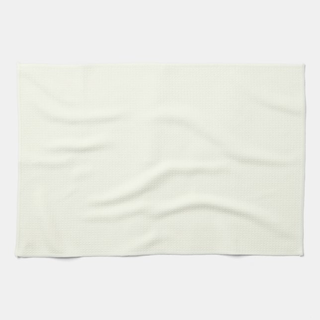 Ivory Solid Color Geschirrtuch (Horizontal)