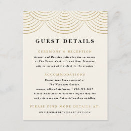 Ivory String Lights Gast Detail Enclosure Card Begleitkarte