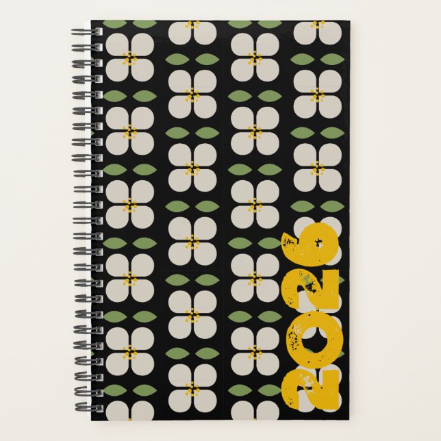 IVORY VINES - Botanical Pattern Planner Planer (Vorderseite)