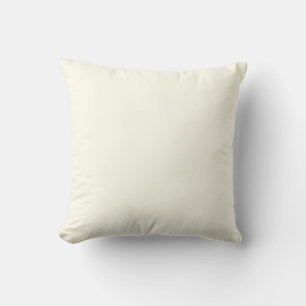 Ivory White FFFFF0 - Option zum Hinzufügen von Nam Kissen