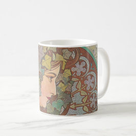 Ivy - Alphonse Mucha Kaffeetasse