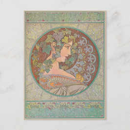 Ivy - Alphonse Mucha Postkarte