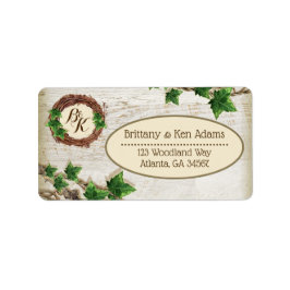 Ivy and Willow Wedding-Adressetiketten Adressaufkleber