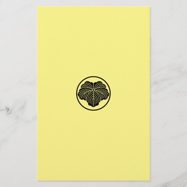 Ivy-Blatt in Dreikantring Briefpapier (Vorderseite)