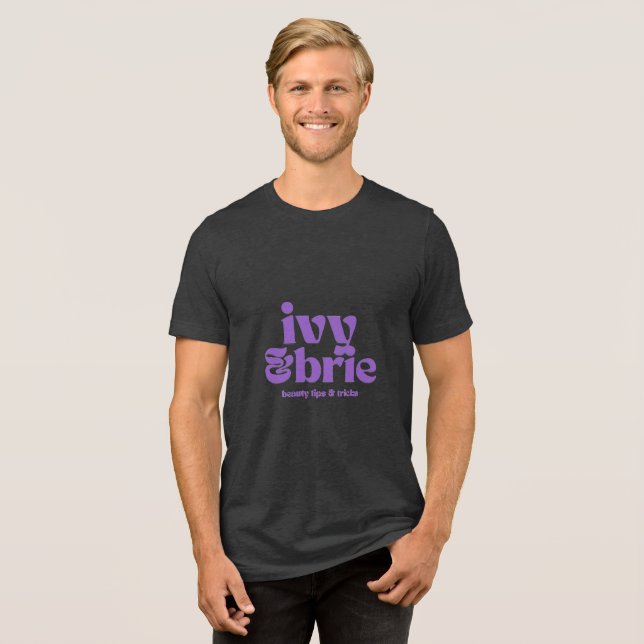 Ivy Ebrie Beauty And Tricks T-Shirt Tri-Blend Shirt (Vorderseite voll)