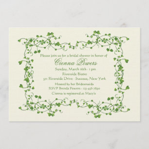 Ivy Frame Bridal Dusche Einladung