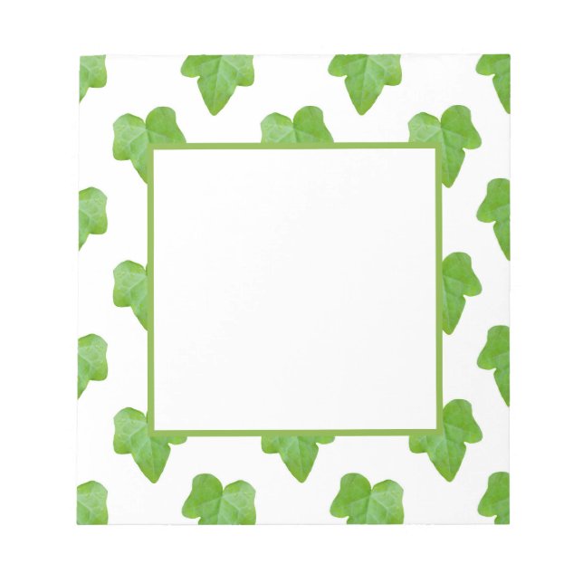 Ivy leaf Pattern Notizblock (Vorderseite)