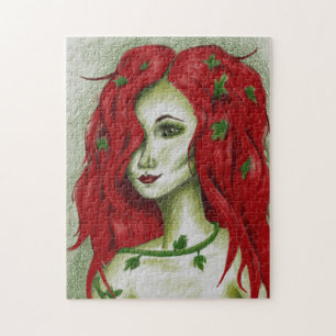 Ivy Nymph Redhead Frau Pixie Fantasy Art