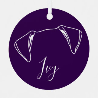 Ivy Ornament (Paw Prints)