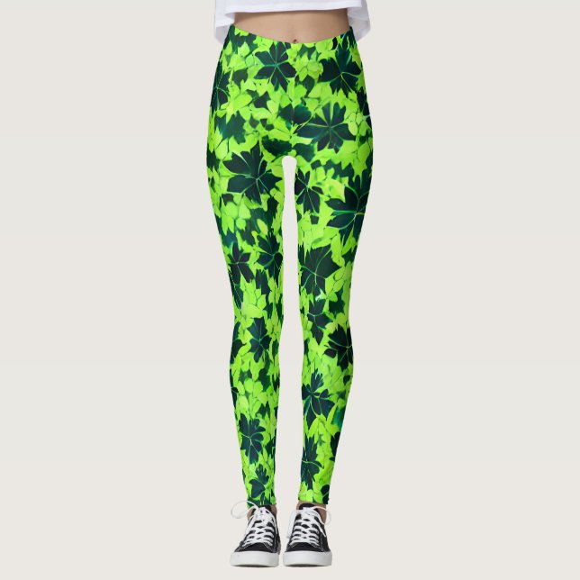 Ivy Pattern Leggings (Vorderseite)