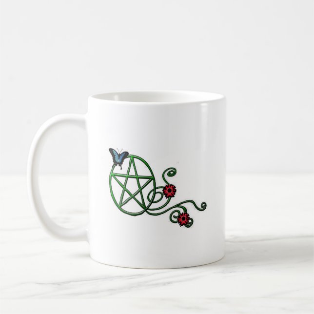 Ivy Pentagramm Tasse (Links)
