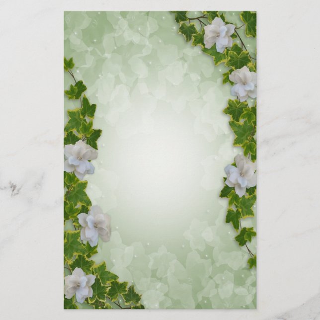 Ivy und Gardenias Briefpapier (Vorderseite)