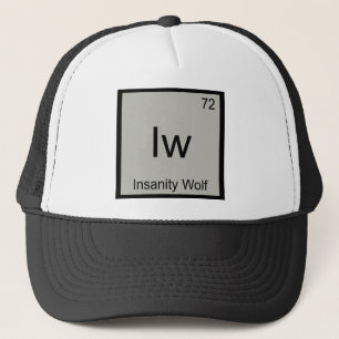 Iw - Insanity Wolf Chemie-Element-Symbol-Meme T Truckerkappe