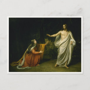Iwanows christliches Aussehen gegenüber Mary Magda Postkarte