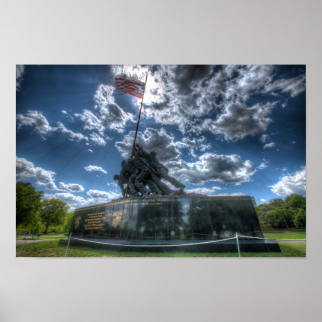 Iwo Jima Memorial Poster (Vorne)