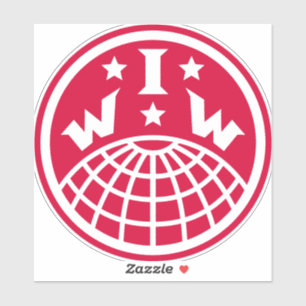 IWW Logo-Aufkleber Aufkleber