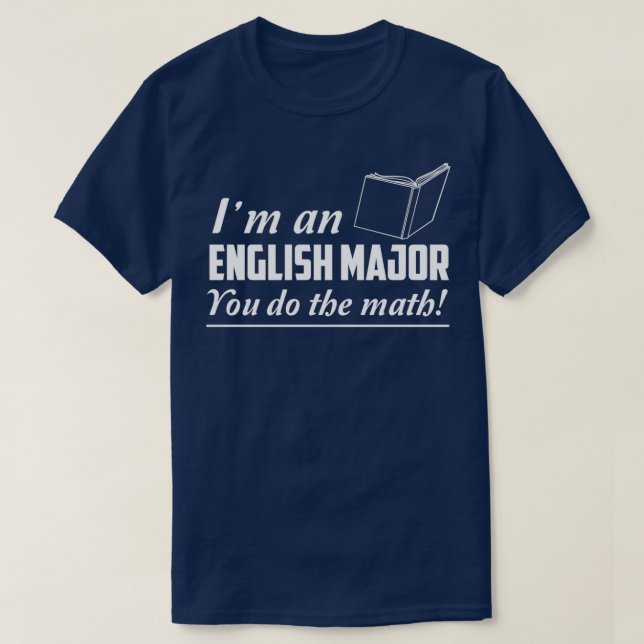 Ix27m ein englischer Hauptmann Sie machen die Math T-Shirt (Design vorne)