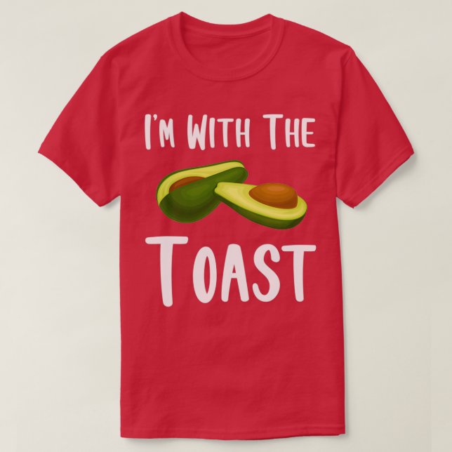 Ix27m mit dem Toast Funny Avocado Lover T-Shirt (Design vorne)