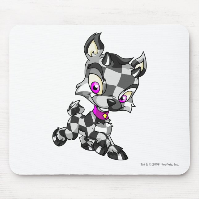 Ixi kariert mousepad (Vorne)