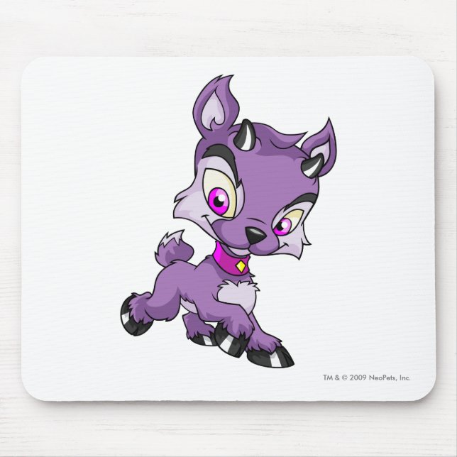 Ixi lila mousepad (Vorne)