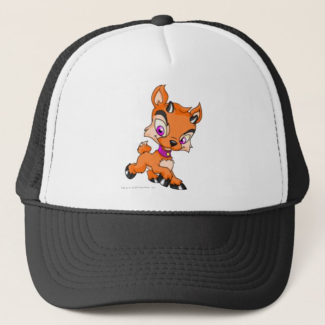 Ixi Orange Truckerkappe (Vorderseite)