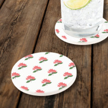 Ixora, Blume Maha Sarakham Sandstone Untersetzer