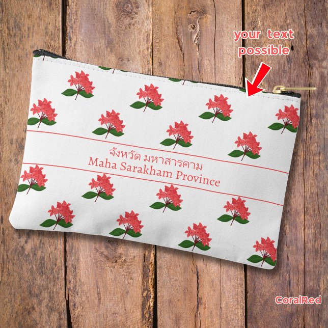 Ixora Coccinea, Blume Maha Sarakham Zubehörtasche (Von Creator hochgeladen)