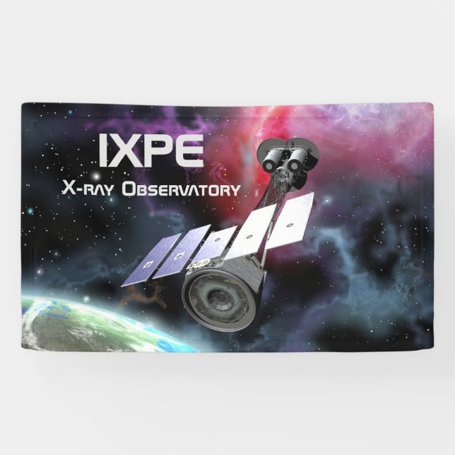IXPE X-Ray Observatory Banner (Horizontal)