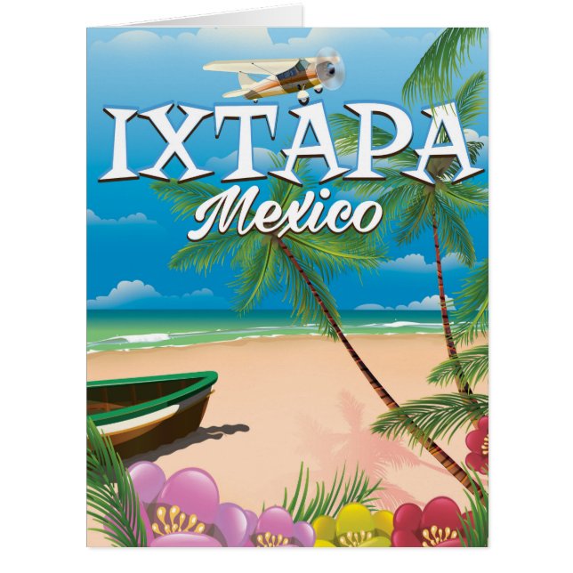 Ixtapa Mexico Beach Poster (Vorderseite)