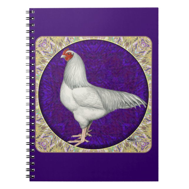 Ixworth Rooster Notizblock (Vorderseite)