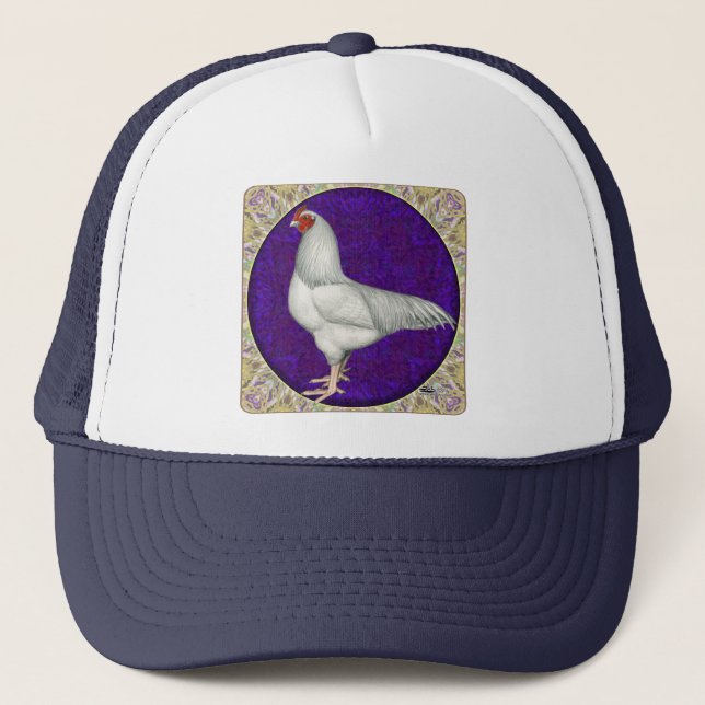 Ixworth Rooster Truckerkappe (Vorderseite)