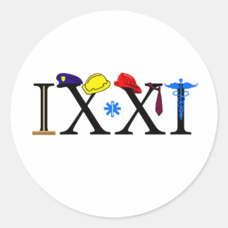 IXXI Gedächtnis 9-11 Runder Aufkleber