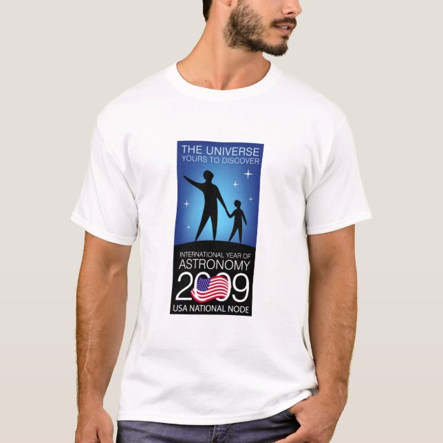IYA2009 - US-Knoten: Grundlegende grundlegende T-Shirt (Vorderseite)