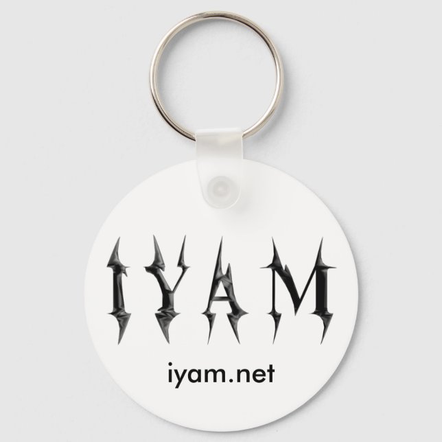 IYAM-Logo-Schlüsselanhänger Schlüsselanhänger (Vorderseite)