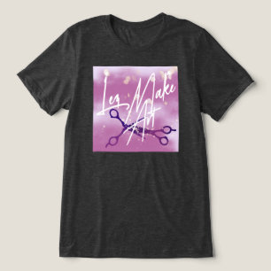 IYKYK Subtile Sapphische, wlw, Lez Make Art Schere Tri-Blend Shirt