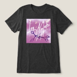 IYKYK Subtle Sapphic, wlw, Lez Make Art Scissors Tri-Blend Shirt