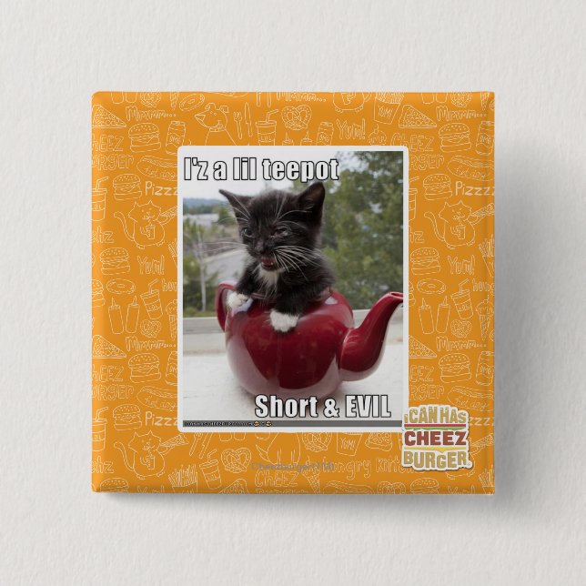I'z ein lil teepot button (Vorderseite)