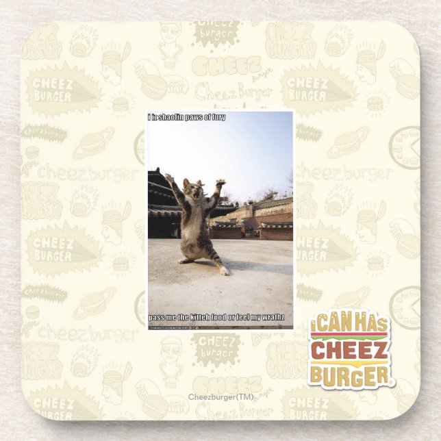 Iz I shaolin Tatzen der Wut Untersetzer (Vorderseite)