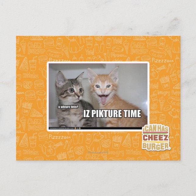 iz Piktuationszeit Postkarte (Vorderseite)