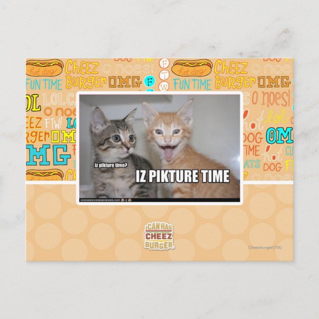 iz Piktuationszeit Postkarte (Vorderseite)