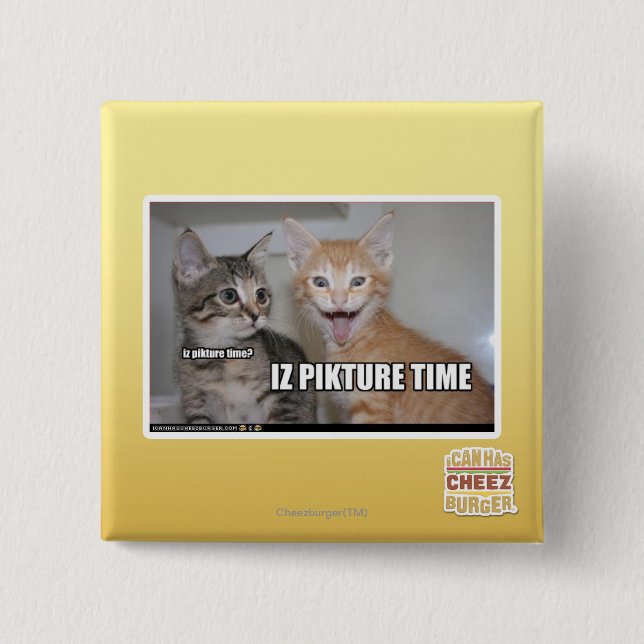 iz pikture Zeit Button (Vorderseite)