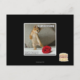 Iz übt Mah Tango Postkarte
