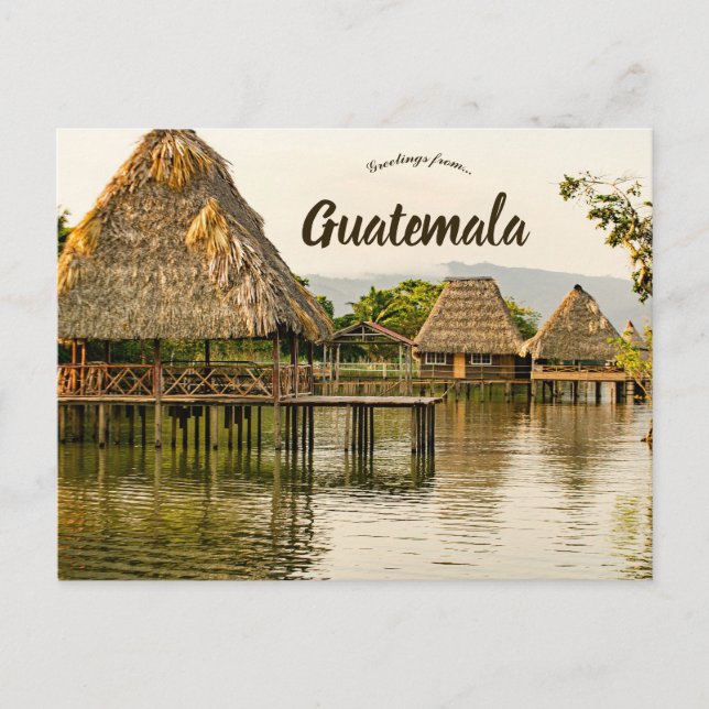 Izabal Guatemala Postkarte (Vorderseite)