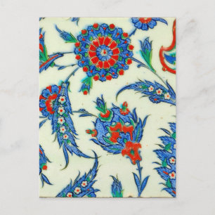 iznic Keramiken Postkarte