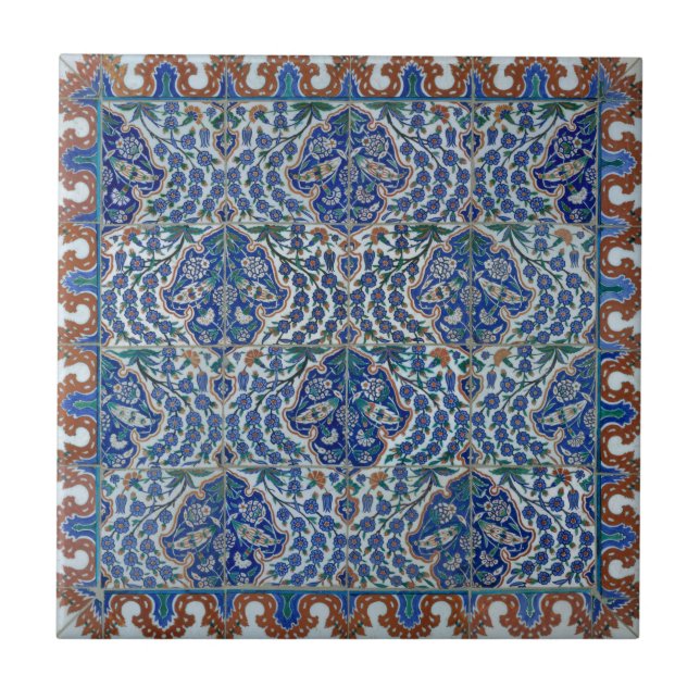 Iznik ethnische Stammes- türkische Mosaik-mit Fliese (Vorderseite)