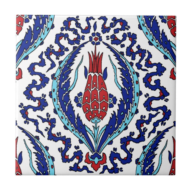 Iznik Fliese (Vorderseite)