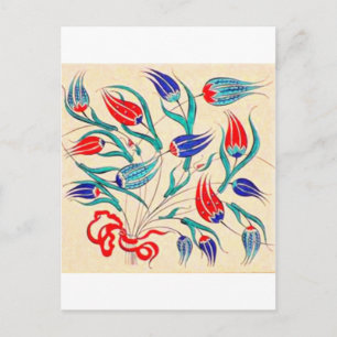 Iznik-Fliese 2 Postkarte